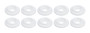 ALL18691 Countersunk Washer White 10pk