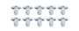 ALL19180 O/S Allen Hd Fasteners 10pk