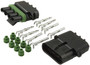 ALL76268 4-Wire Weather Pack Connector Kit Flat