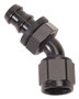 RUS624103 Twist-Lok Hose End #10 45 Deg Black