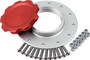 ALL40133 Fuel Cell Cap and Bung RCI/JAZ 12-bolt Red
