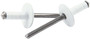 ALL18096 Lg Hd Rivet White 250pk Multi Grip