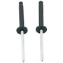 ALL18099 1/8in Alum Rivet Black 100pk Flange Type