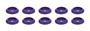 ALL18852 Body Bolt Washer Plastic Purple 10pk