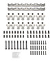 JESKSS-335050 Shaft Rocker Arm Kit SBC 1.5/1.5 Ratio