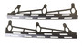 FIV661-6737-1B ABC Spoiler 60in x 6.5in 70 Deg Repl Brackets Blk