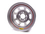 BAS58D54IS 15X8 IMCA Wheel D-Hole Silver 5x5