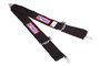 RJS16001901 3in Black Shoulder Harness Roll Bar Mount
