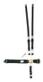 HRH51110 5-Pt Harness HANS Alum. LL Ratchet Adj Black