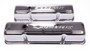 PFM141-103 SBC Chrome Bowtie V/C's - Tall w/Baffle