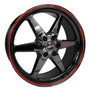 RSI93-090851B 93 Truck Star Gloss Blac k  20x9 6x5.50BC 5.92BS