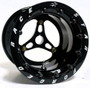 RSI53-88SBL 53 Jr Dragster Pair 8x8 Single Beadlock Black