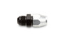 RUS639213 #6 Male 37 Deg to 3/8in Tube Black/Silver