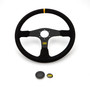 OMPOD0-1987-071 Velocita 380 Steering Wheel Black 380mm Dia.