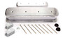 RPCR6046 SBC Alum Tall Center Bolt V/C Plain Polished