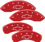 MGP14004SBOWRD 07- GM P/U SUV Caliper Covers Red
