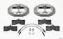 WIL140-10789 Front Brake Kit 65-82 Corvette Clear Anodized