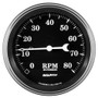 ATM1790 3-3/8 Tachometer 8000 RPM Old Tyme In-Dash