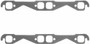FEL1444 SB Chevy Exhaust Gaskets Square Port Stock Size