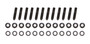 OTT10452 SBC  Header Stud Kit 3/8 x 1.675