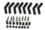PRT8563HT-8 Ceramic Spark Plug Boot Kit 45-Deg 8pk Black