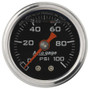 ATM2174 1-1/2in Pressure Gauge - 0-100psi - Black Face