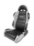 SCA80-1605-62L Sportsman Racing Seat - Left - Gray Vinyl/Velour