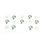 HUR332-0001 Nylon Bushings/Clips 