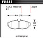 HAWHB485G656 Brake Pad Set 05 Mustang Rear DTC70
