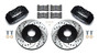 WIL140-12996-D Brake Kit Front Honda/Acura Blk Drilled