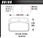 HAWHB100G480 Brake Pad Dynalite DTC- 60