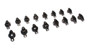 COM1618-16 SBC Rocker Arm Set - 1.6 Ratio 3/8 Stud
