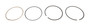 MAH4315MS-15-1 Single Cyl Piston Ring Set 4.315 1.5 15 3.0mm