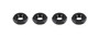TIP5664 Jam Nuts RH 10-32 Black Aluminum 4 pack