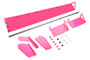 DOM920-PK Plastic Spoiler 8x72in LM Pink
