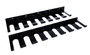 HRPHRP6521D-20C-BLK Radius Rod Tray 1.125in & 1.25in-Double Stack  2