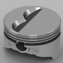 KBPKB128.030 SBC Flat Top Piston Set 4.155 Bore -7cc