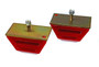ENE9-9109R Bump Stop 2-1/2 x 4-1/2 x 2-1/2 Low Profile Pair