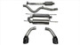 COR14864BLK Exhaust Cat-Back - 2.5in Dual Rear Exit