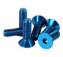 NRGSWS-100BL Screw Kit Steering Wheel Blue Conical