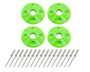 DOM1202-XG Scuff Plate Plastic 4pk Xtreme Green