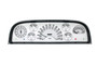 CLACT60W 60-63 Chevy Truck Gauge Set White