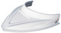 FIV040-4114-W MD3 Hood Scoop 3in Tall Curved White