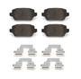 CBP104.13620 Posi-Quiet Semi-Metallic Brake Pads