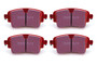 EBCDP32254C Brake Pads Redstuff Rear Audi/Volkswagen