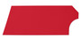 FIV34001-21051-RL Door High Impact Plastic Red Left