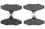 CBP106.06990 Posi-Quiet Extended Wear Brake Pads with Shims a