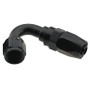 FRG231207-BL Hose Fitting #8 120 Deg. to #6 Hose Black