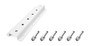 HRPHRP6521D-15-WHT Radius Rod Insert Top Mnt-Double Stack  15in L