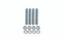 SPC9128 Carb Stud Kit 2in Long 4 pc Set White Zinc Steel
